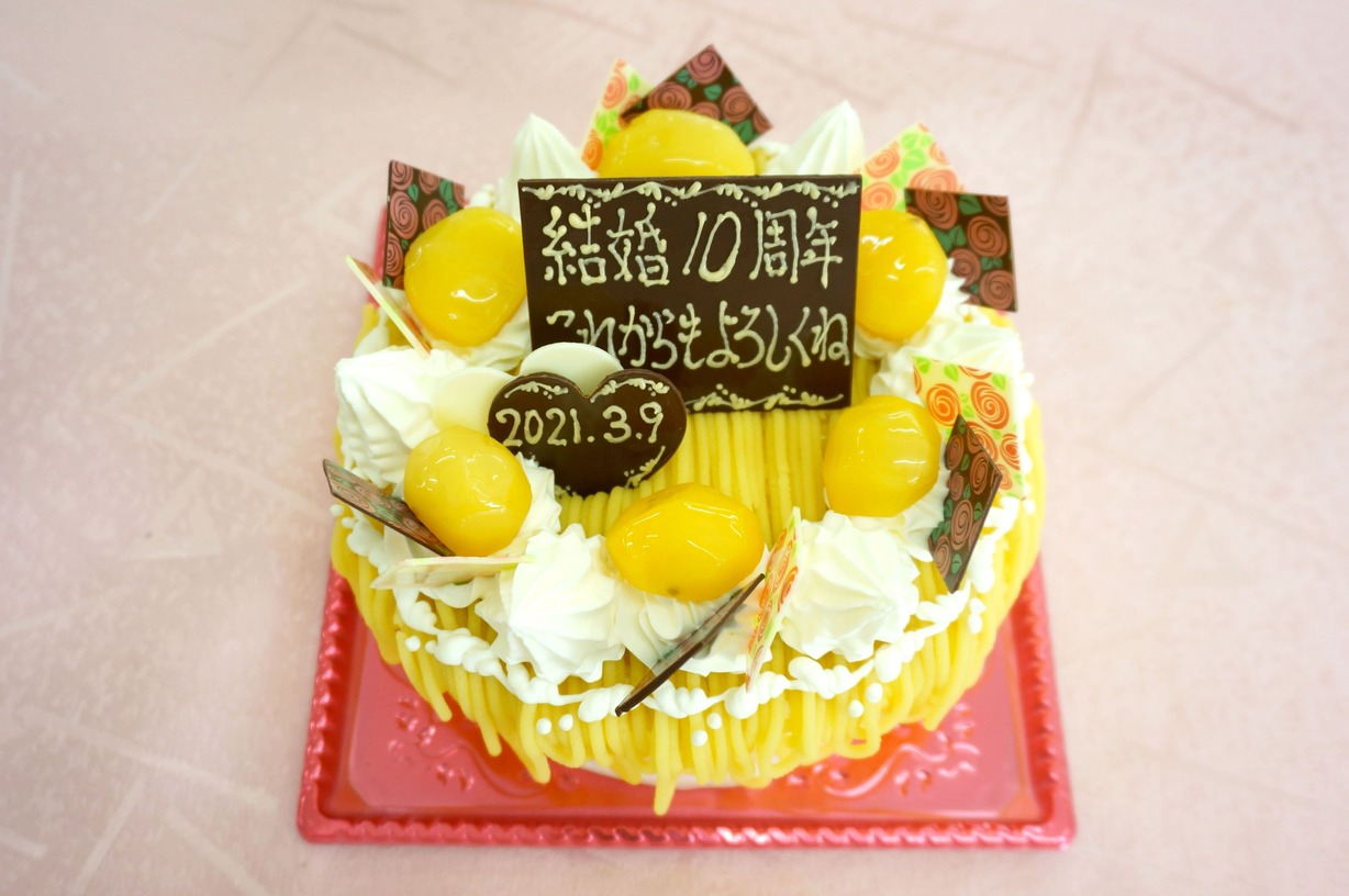 記念日ケーキ