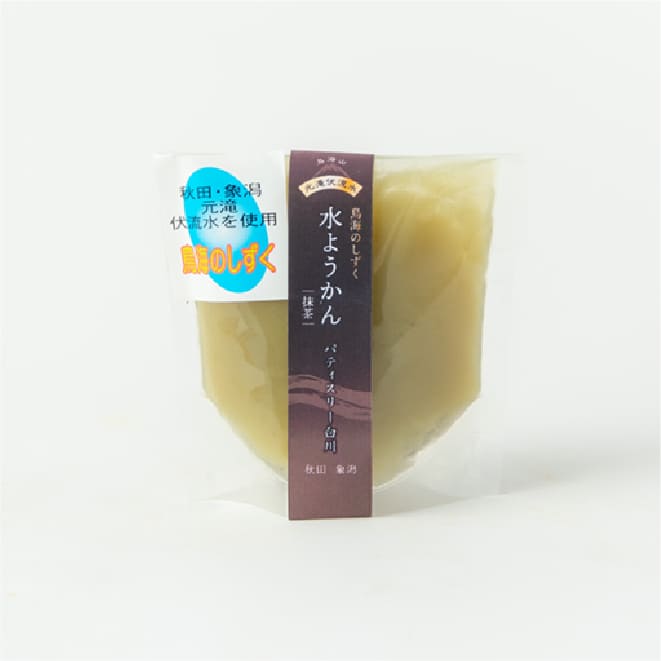鳥海のしずく　水ようかん（抹茶）